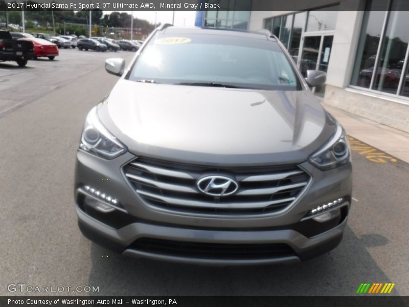 Mineral Gray / Black 2017 Hyundai Santa Fe Sport 2.0T Ulitimate AWD