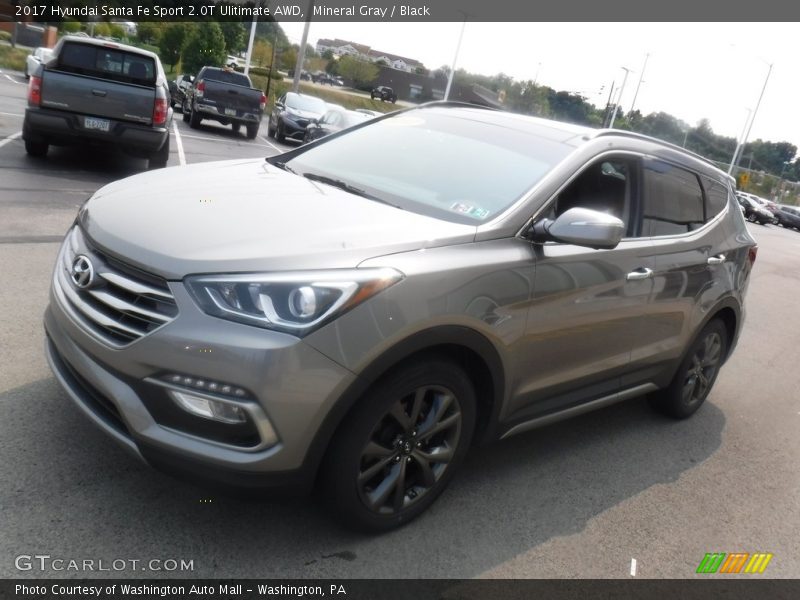 Mineral Gray / Black 2017 Hyundai Santa Fe Sport 2.0T Ulitimate AWD