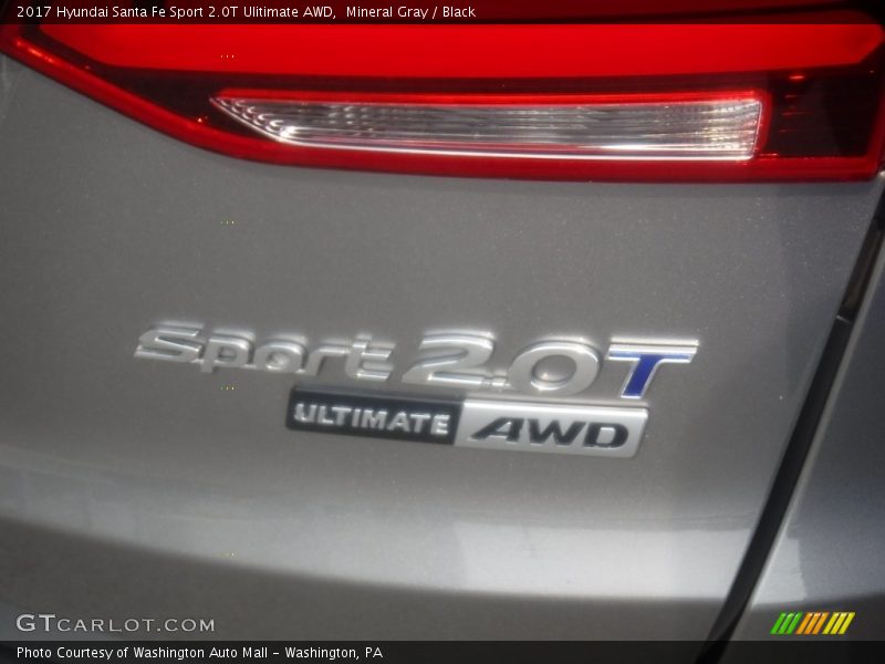 Mineral Gray / Black 2017 Hyundai Santa Fe Sport 2.0T Ulitimate AWD