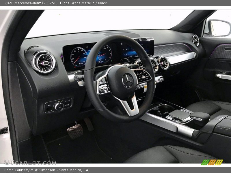 Digital White Metallic / Black 2020 Mercedes-Benz GLB 250