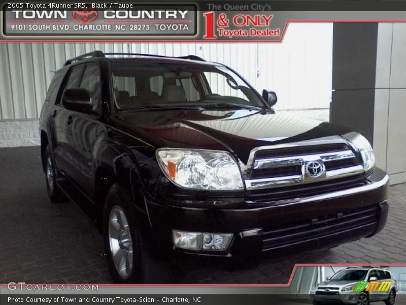 Black / Taupe 2005 Toyota 4Runner SR5