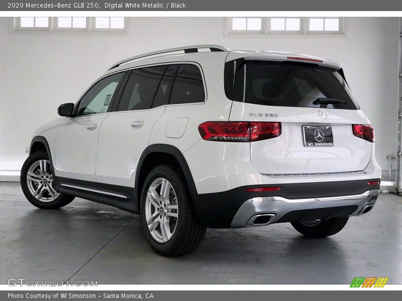 Digital White Metallic / Black 2020 Mercedes-Benz GLB 250