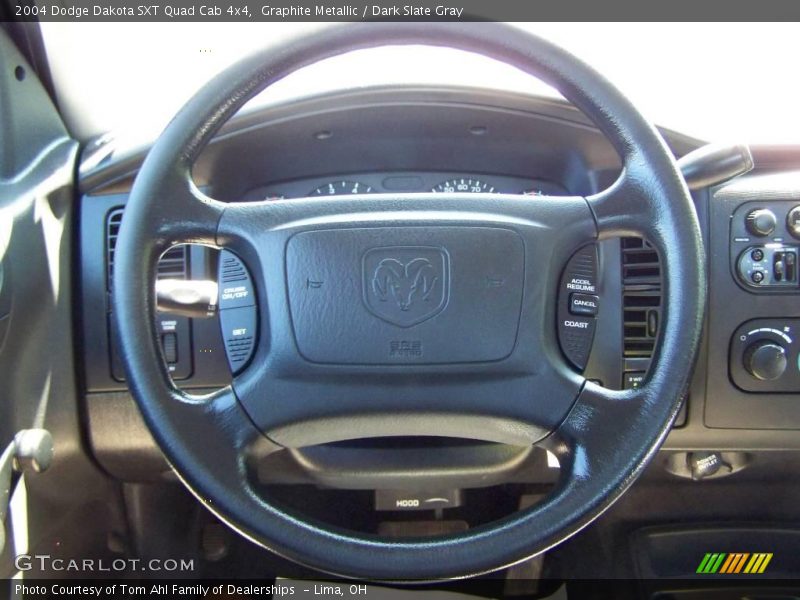 Graphite Metallic / Dark Slate Gray 2004 Dodge Dakota SXT Quad Cab 4x4