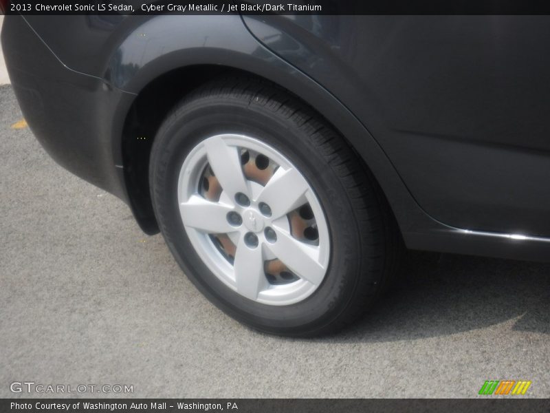 Cyber Gray Metallic / Jet Black/Dark Titanium 2013 Chevrolet Sonic LS Sedan