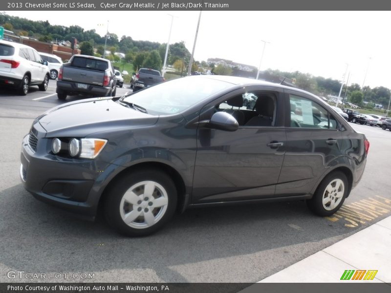 Cyber Gray Metallic / Jet Black/Dark Titanium 2013 Chevrolet Sonic LS Sedan