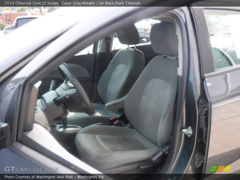 Cyber Gray Metallic / Jet Black/Dark Titanium 2013 Chevrolet Sonic LS Sedan