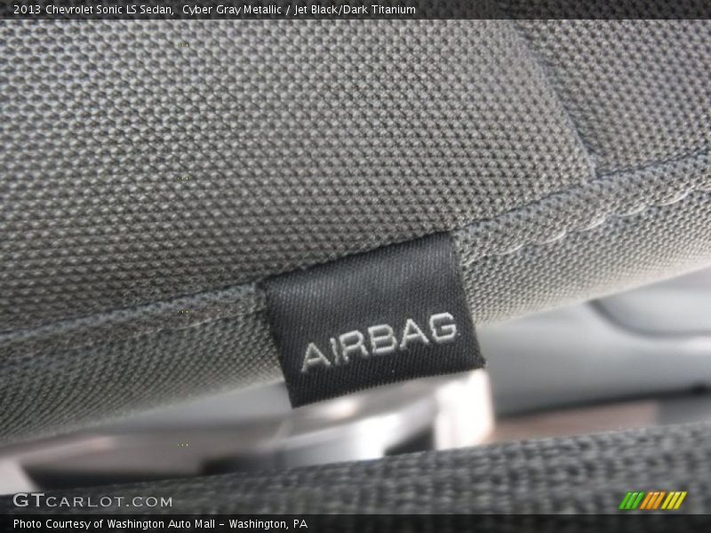 Cyber Gray Metallic / Jet Black/Dark Titanium 2013 Chevrolet Sonic LS Sedan