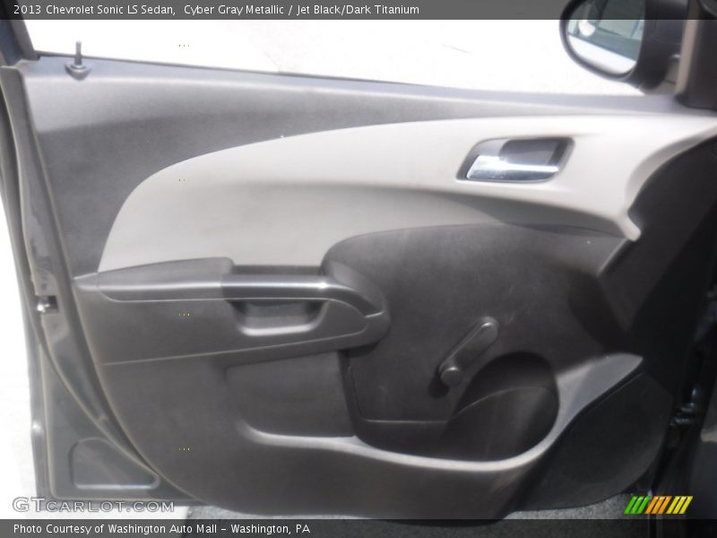 Cyber Gray Metallic / Jet Black/Dark Titanium 2013 Chevrolet Sonic LS Sedan