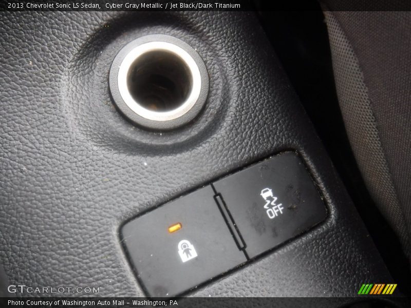 Cyber Gray Metallic / Jet Black/Dark Titanium 2013 Chevrolet Sonic LS Sedan