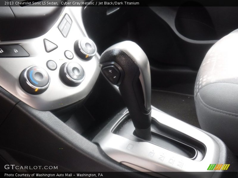 Cyber Gray Metallic / Jet Black/Dark Titanium 2013 Chevrolet Sonic LS Sedan