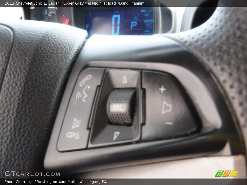 Cyber Gray Metallic / Jet Black/Dark Titanium 2013 Chevrolet Sonic LS Sedan