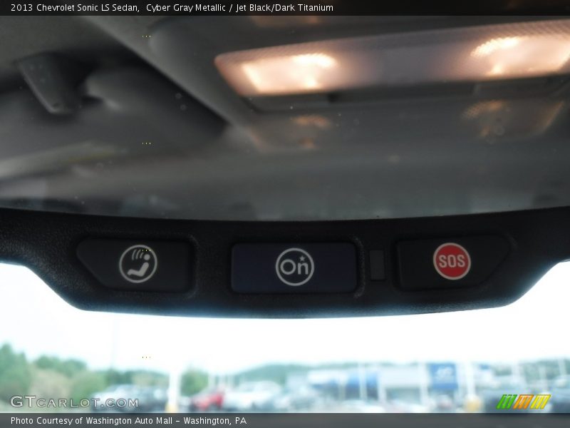 Cyber Gray Metallic / Jet Black/Dark Titanium 2013 Chevrolet Sonic LS Sedan