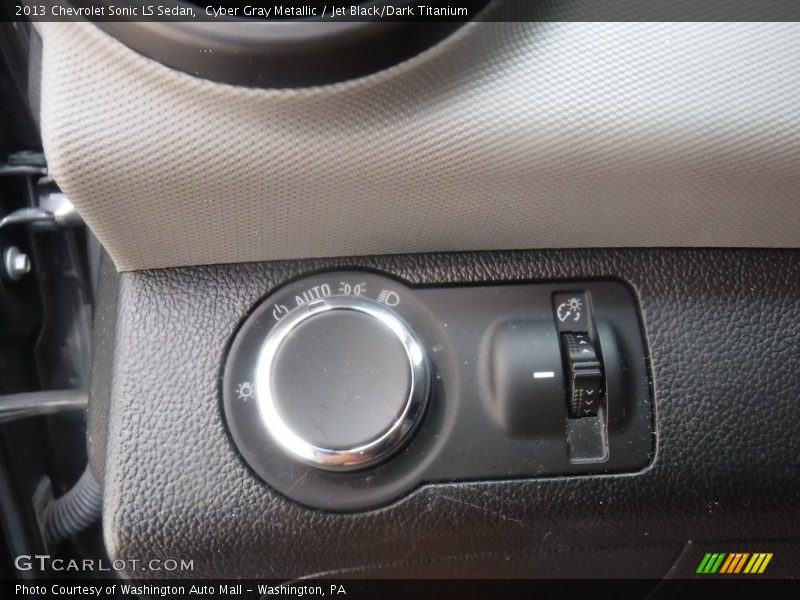 Cyber Gray Metallic / Jet Black/Dark Titanium 2013 Chevrolet Sonic LS Sedan