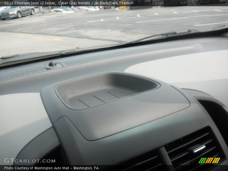 Cyber Gray Metallic / Jet Black/Dark Titanium 2013 Chevrolet Sonic LS Sedan