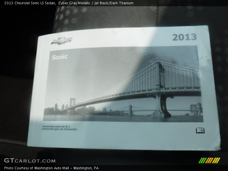 Cyber Gray Metallic / Jet Black/Dark Titanium 2013 Chevrolet Sonic LS Sedan