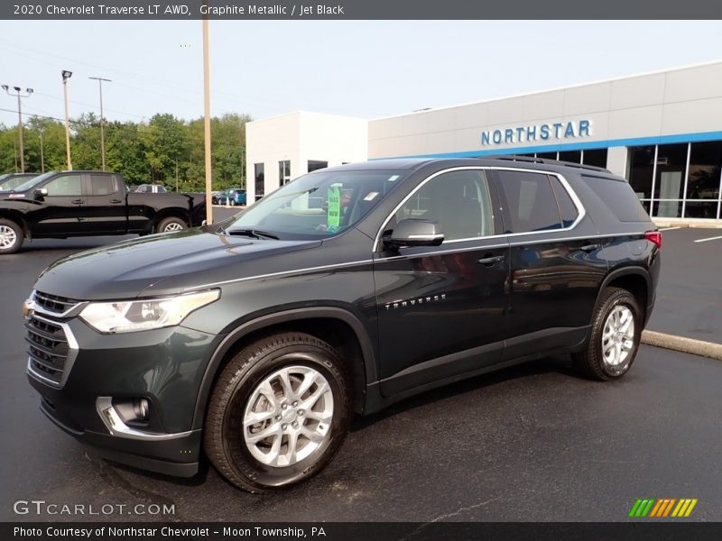 Graphite Metallic / Jet Black 2020 Chevrolet Traverse LT AWD