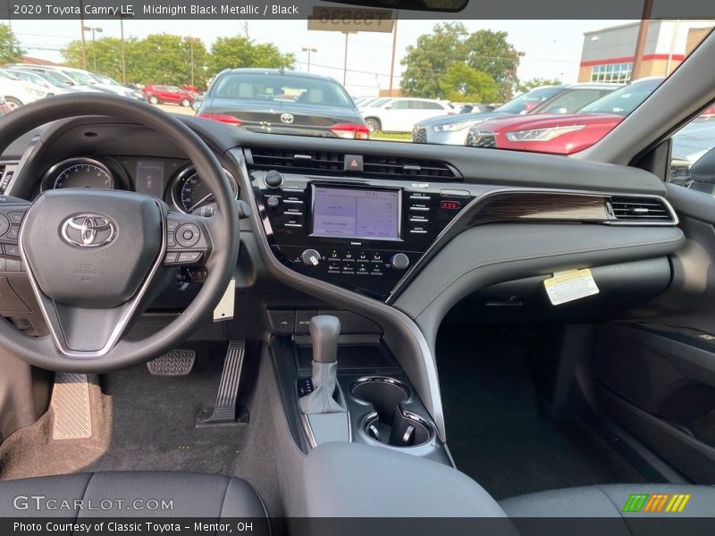 Midnight Black Metallic / Black 2020 Toyota Camry LE