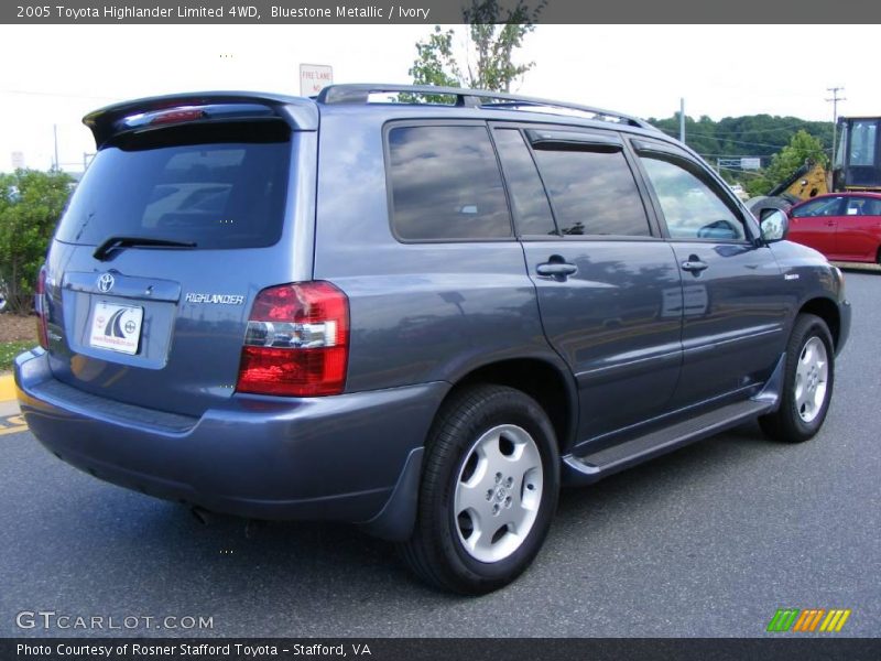 Bluestone Metallic / Ivory 2005 Toyota Highlander Limited 4WD