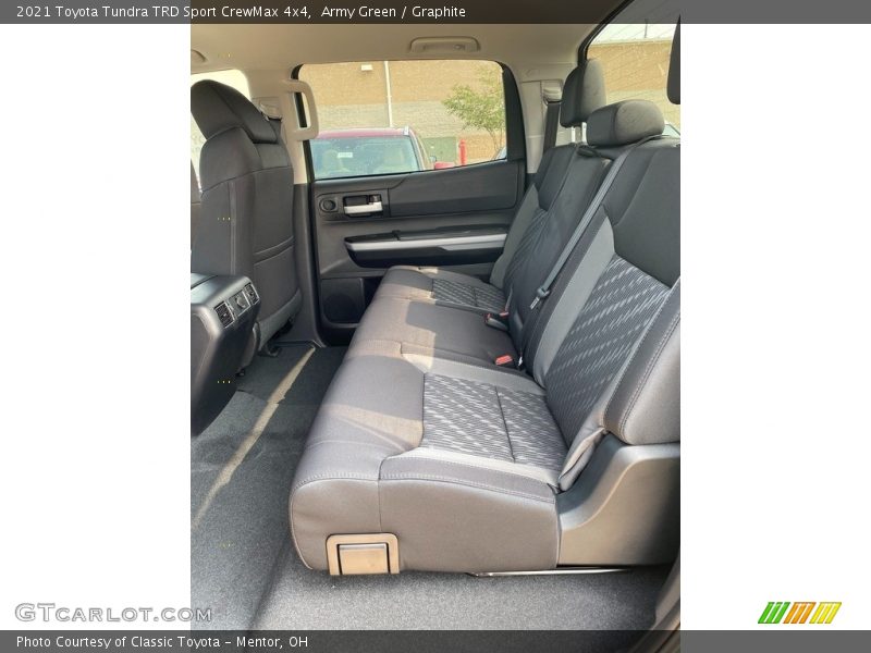 Rear Seat of 2021 Tundra TRD Sport CrewMax 4x4