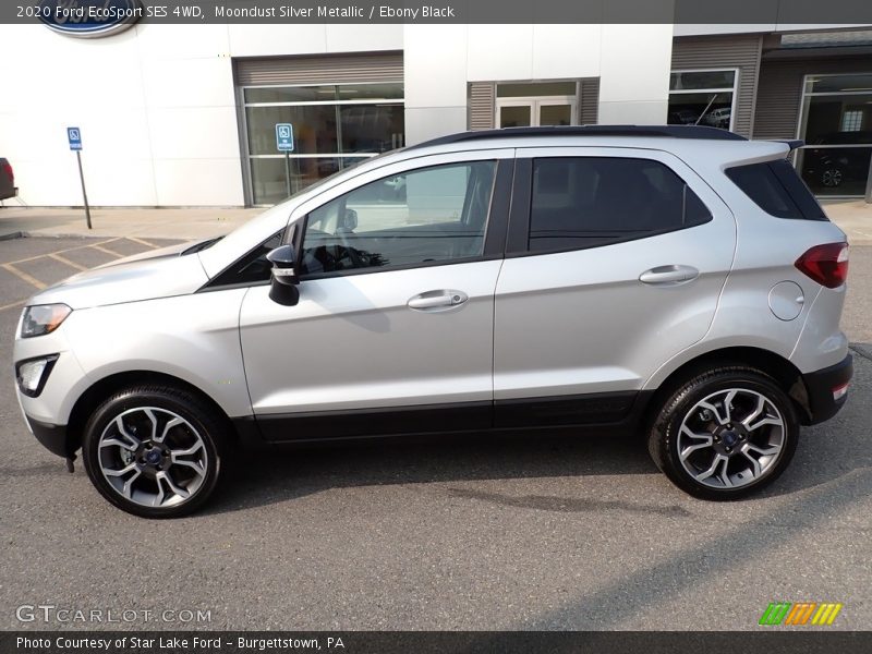 Moondust Silver Metallic / Ebony Black 2020 Ford EcoSport SES 4WD