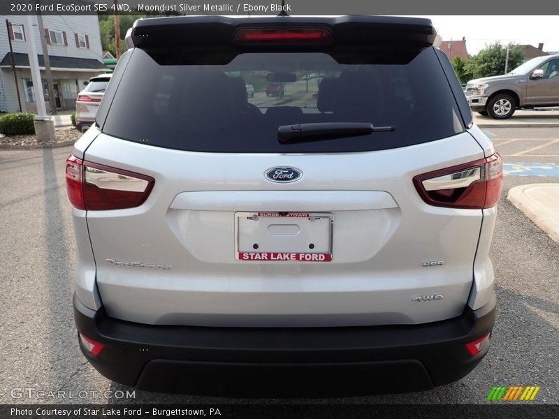 Moondust Silver Metallic / Ebony Black 2020 Ford EcoSport SES 4WD
