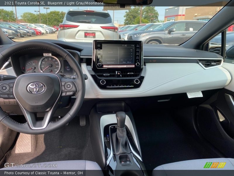 Dashboard of 2021 Corolla SE