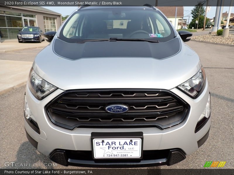 Moondust Silver Metallic / Ebony Black 2020 Ford EcoSport SES 4WD