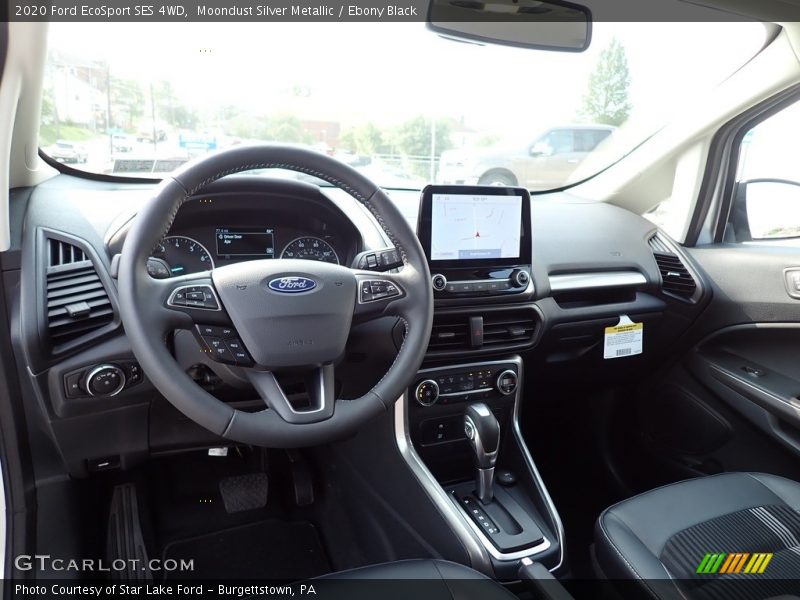 Moondust Silver Metallic / Ebony Black 2020 Ford EcoSport SES 4WD
