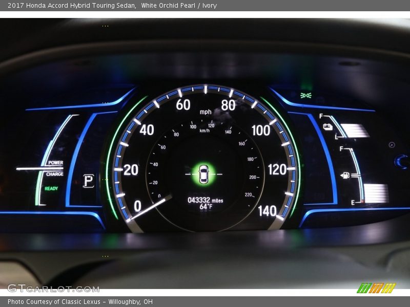 White Orchid Pearl / Ivory 2017 Honda Accord Hybrid Touring Sedan