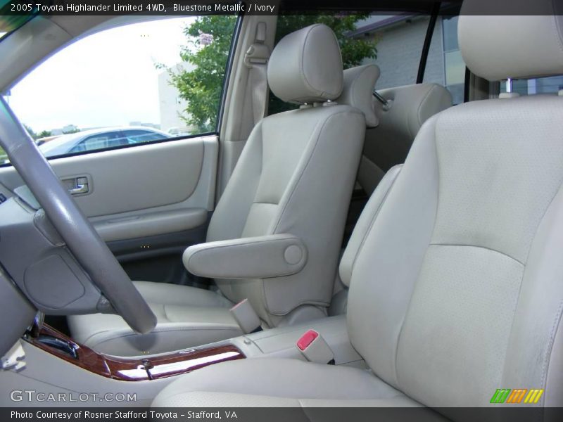 Bluestone Metallic / Ivory 2005 Toyota Highlander Limited 4WD