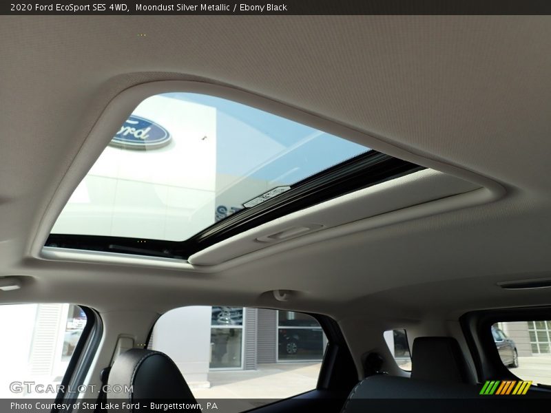 Moondust Silver Metallic / Ebony Black 2020 Ford EcoSport SES 4WD