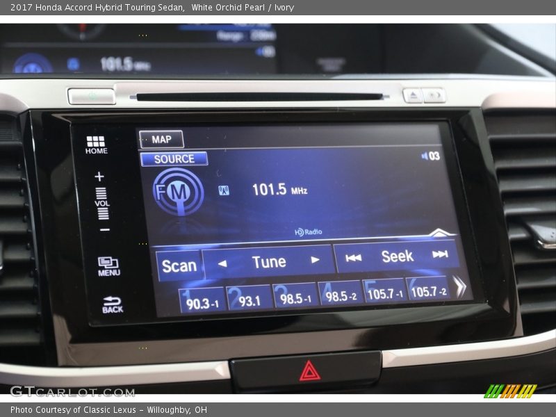 White Orchid Pearl / Ivory 2017 Honda Accord Hybrid Touring Sedan