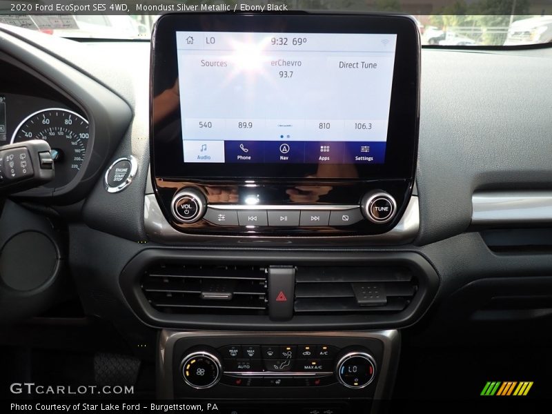 Moondust Silver Metallic / Ebony Black 2020 Ford EcoSport SES 4WD