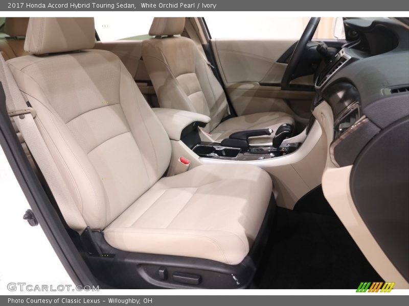 White Orchid Pearl / Ivory 2017 Honda Accord Hybrid Touring Sedan