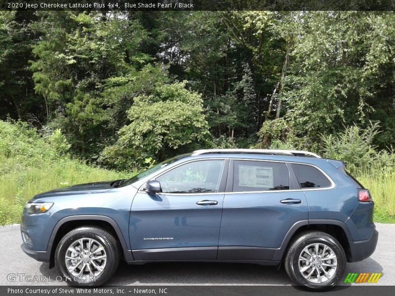 Blue Shade Pearl / Black 2020 Jeep Cherokee Latitude Plus 4x4