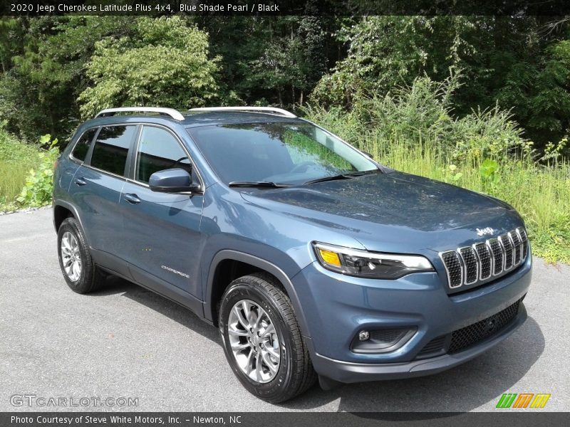 Blue Shade Pearl / Black 2020 Jeep Cherokee Latitude Plus 4x4