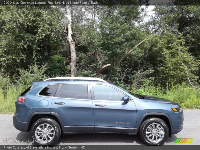 Blue Shade Pearl / Black 2020 Jeep Cherokee Latitude Plus 4x4