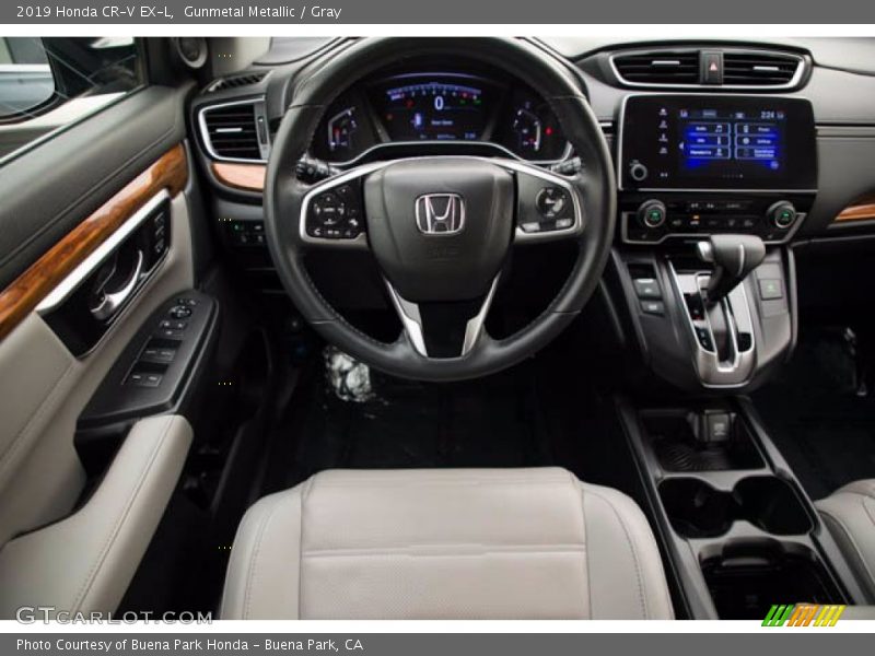 Gunmetal Metallic / Gray 2019 Honda CR-V EX-L