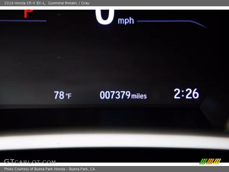 Gunmetal Metallic / Gray 2019 Honda CR-V EX-L