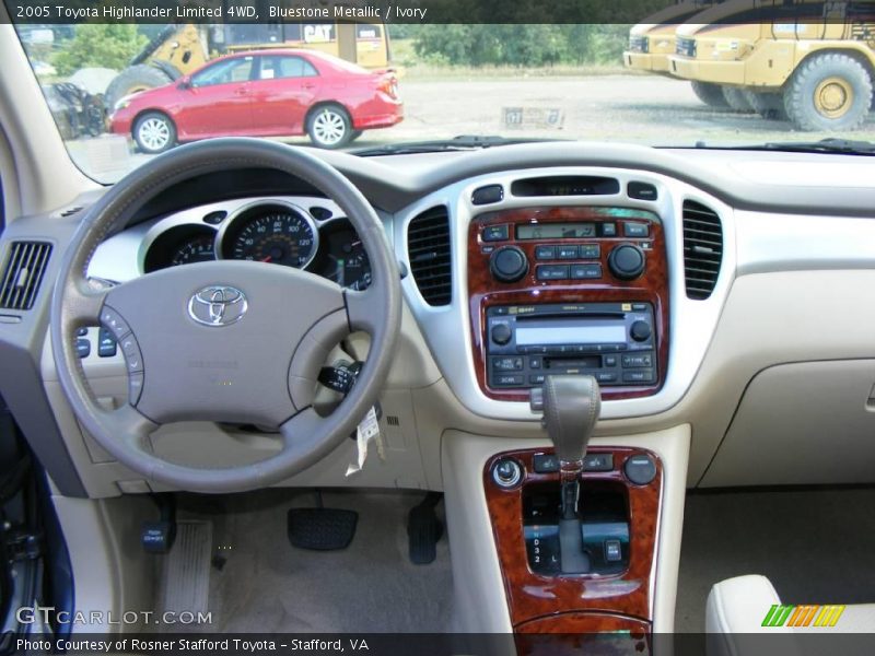 Bluestone Metallic / Ivory 2005 Toyota Highlander Limited 4WD