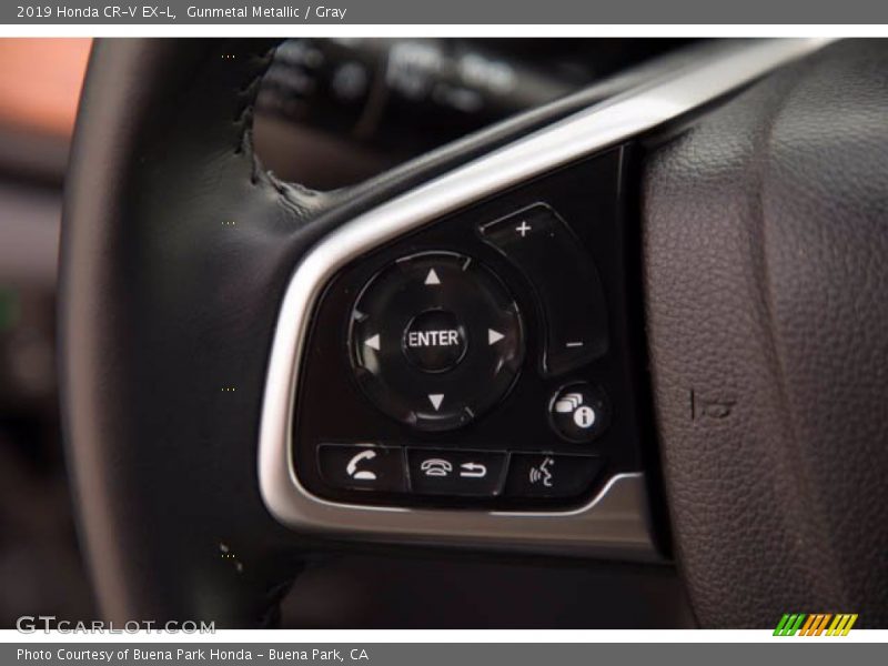 Gunmetal Metallic / Gray 2019 Honda CR-V EX-L