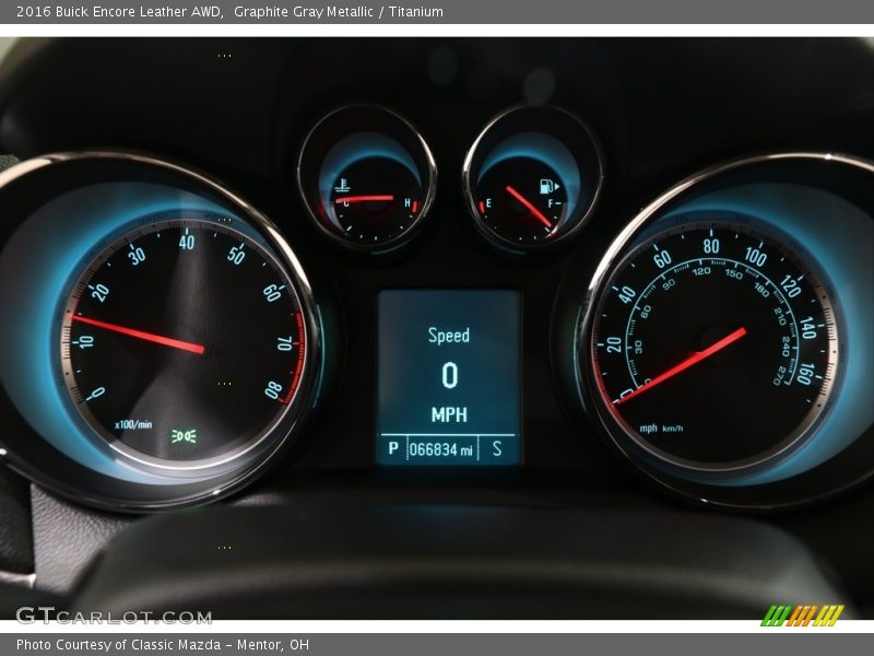 Graphite Gray Metallic / Titanium 2016 Buick Encore Leather AWD