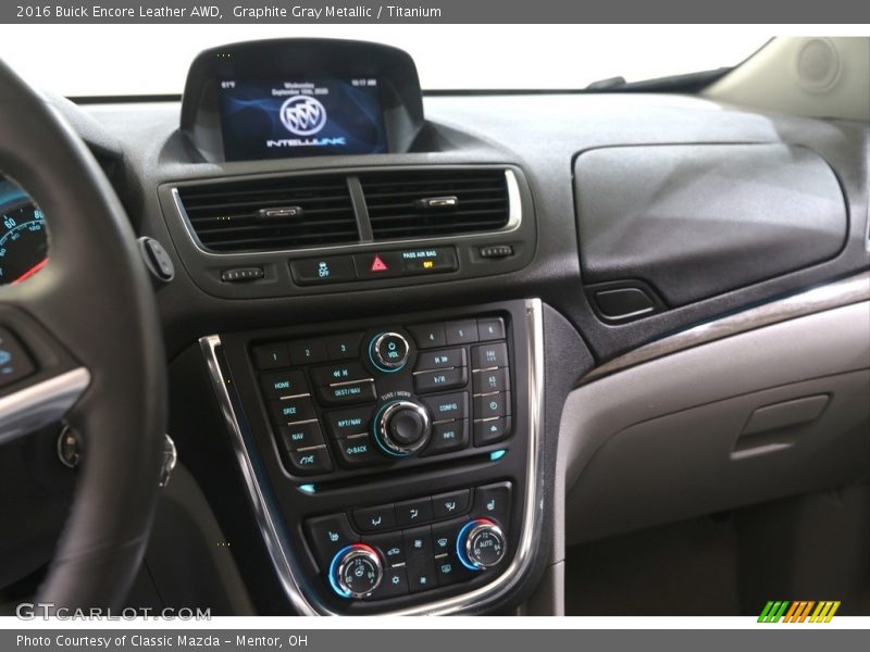 Graphite Gray Metallic / Titanium 2016 Buick Encore Leather AWD
