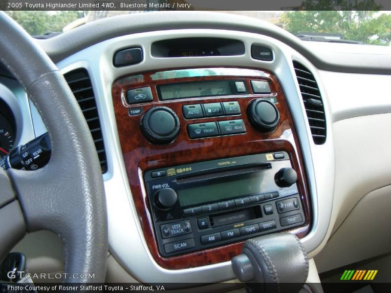 Bluestone Metallic / Ivory 2005 Toyota Highlander Limited 4WD