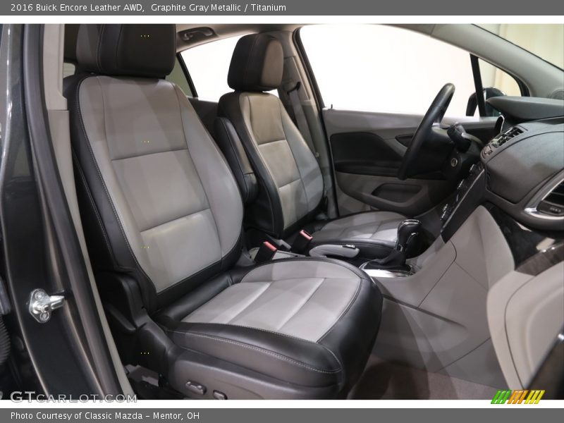 Graphite Gray Metallic / Titanium 2016 Buick Encore Leather AWD