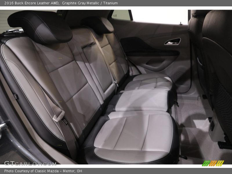 Graphite Gray Metallic / Titanium 2016 Buick Encore Leather AWD