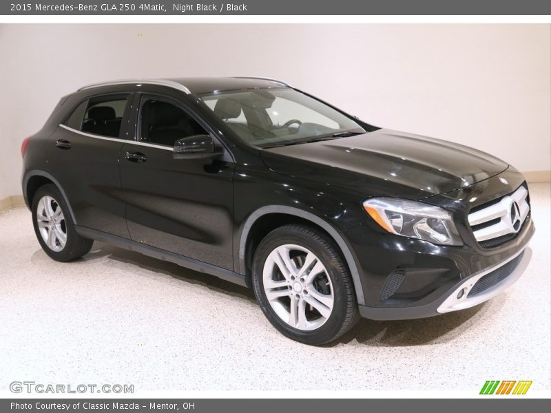 Night Black / Black 2015 Mercedes-Benz GLA 250 4Matic