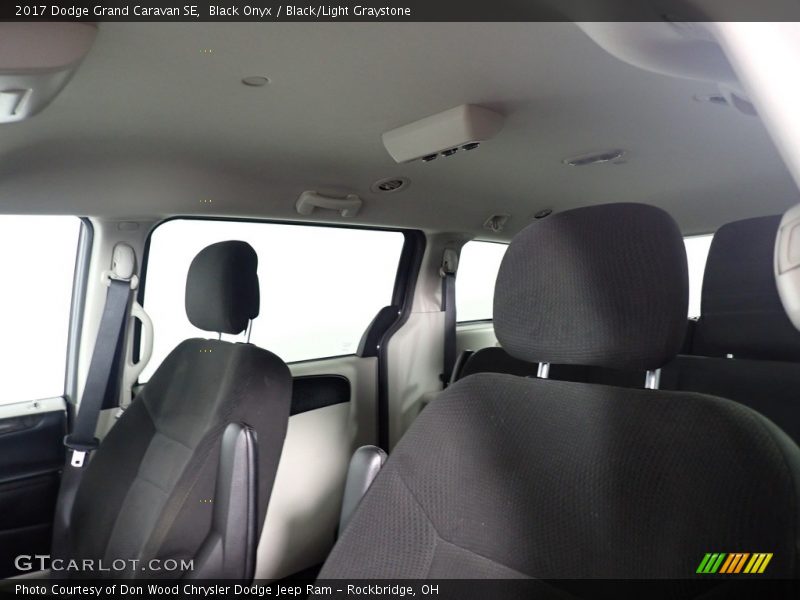 Black Onyx / Black/Light Graystone 2017 Dodge Grand Caravan SE