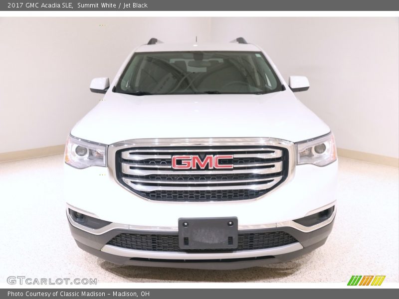 Summit White / Jet Black 2017 GMC Acadia SLE