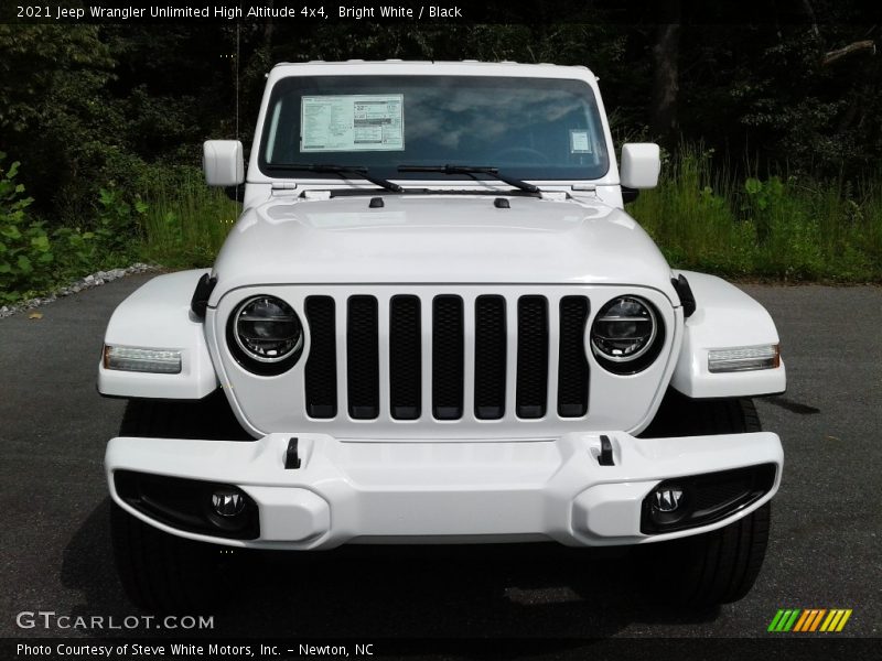 Bright White / Black 2021 Jeep Wrangler Unlimited High Altitude 4x4